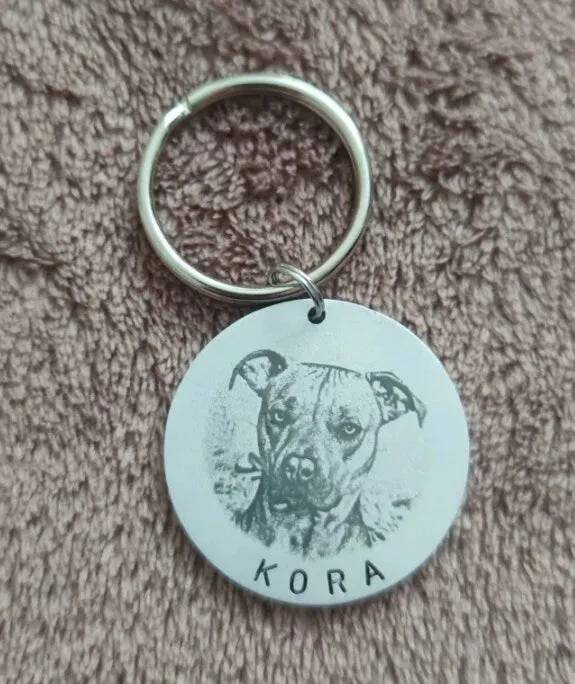 Personalised Pet ID, Custom Pet ID, Dog Name Tag, Pet ID tag, Dog Tag, Dog Keytag, Dog Keychain, Dog keyring, Dog id tag, Cat Collar Tag
