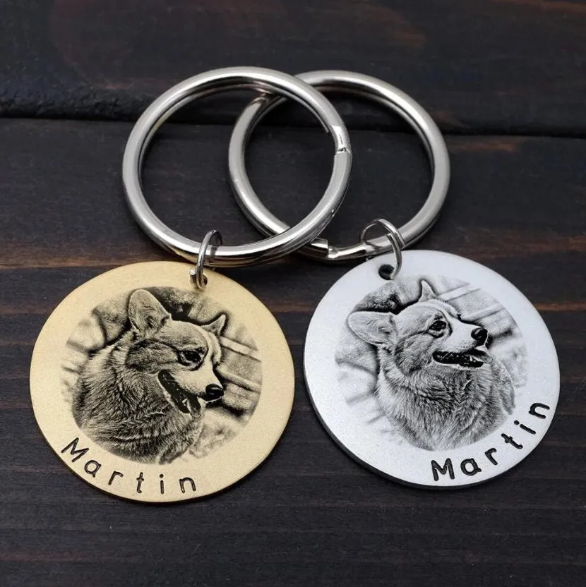 Personalised Pet ID, Custom Pet ID, Dog Name Tag, Pet ID tag, Dog Tag, Dog Keytag, Dog Keychain, Dog keyring, Dog id tag, Cat Collar Tag