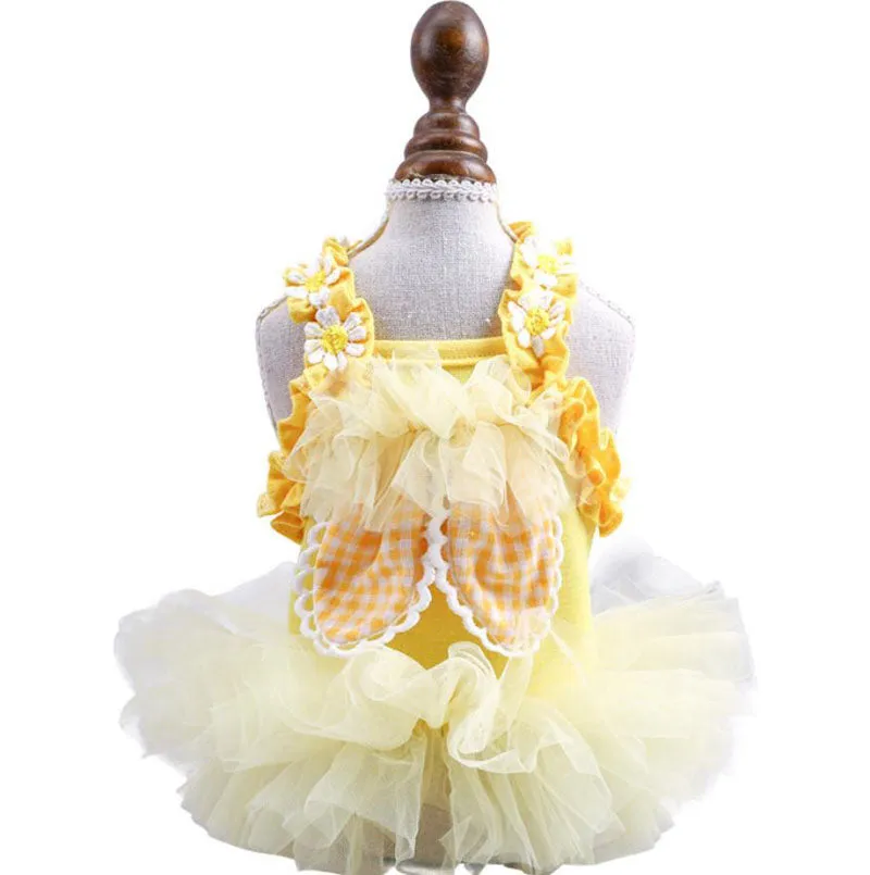 Pet dog cat spring and summer new skirt