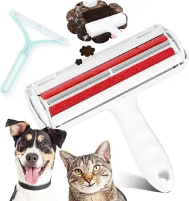 Pet Hair Remover for Couch, Reusable Dog/Cat Hair Remover/Roller, Multi-Surface Lint Roller & Animal Fur Removal Tool, Reusable Lint Rollers - Perfect for Couch, Carpet, Bedding and Car Seats