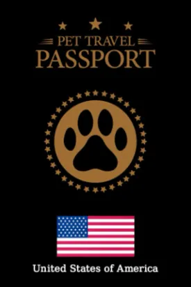 Pet Passport US & Medical Record, for Pet Health and Travel Size 4"x 6": normal USA passport size this Pet Health & Vaccine Track Journal Notebook, ... Record Book For Pet Lovers Dogs Puppies Paperback  May 21, 2022