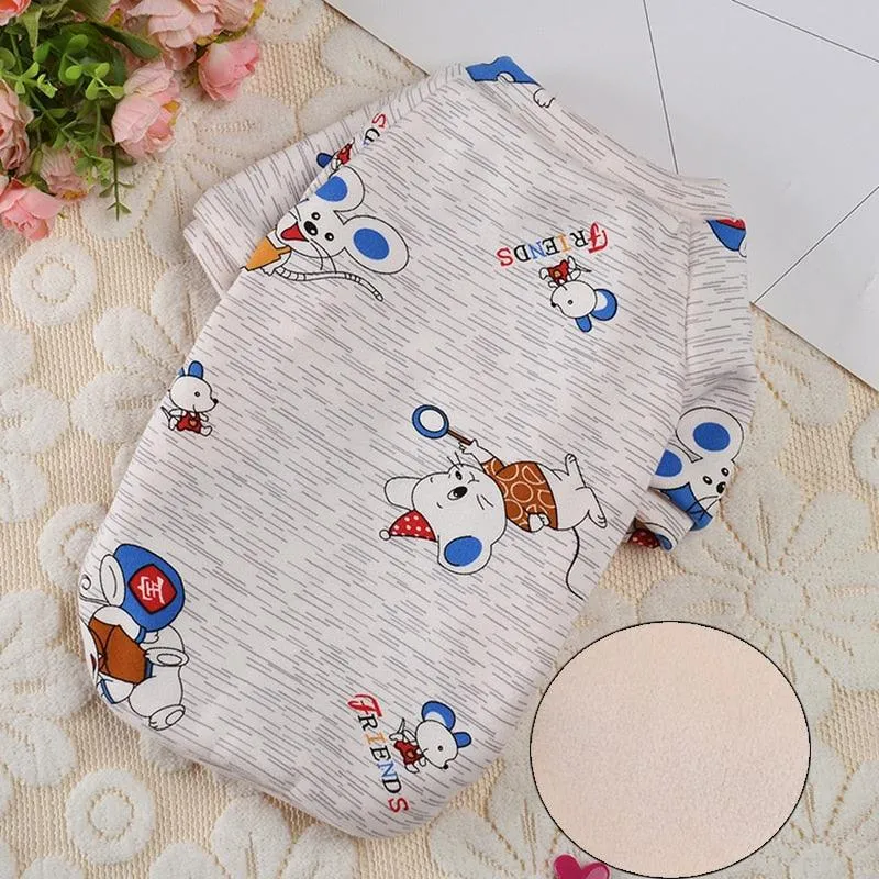 Rabbit Print Pet Cat Costume