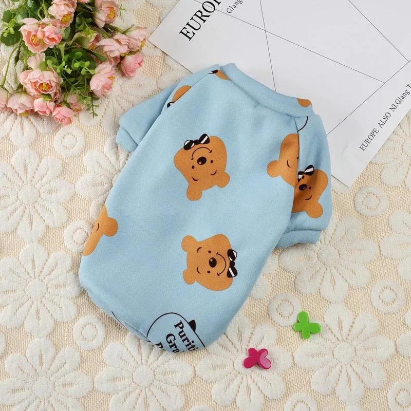 Rabbit Print Pet Cat Costume