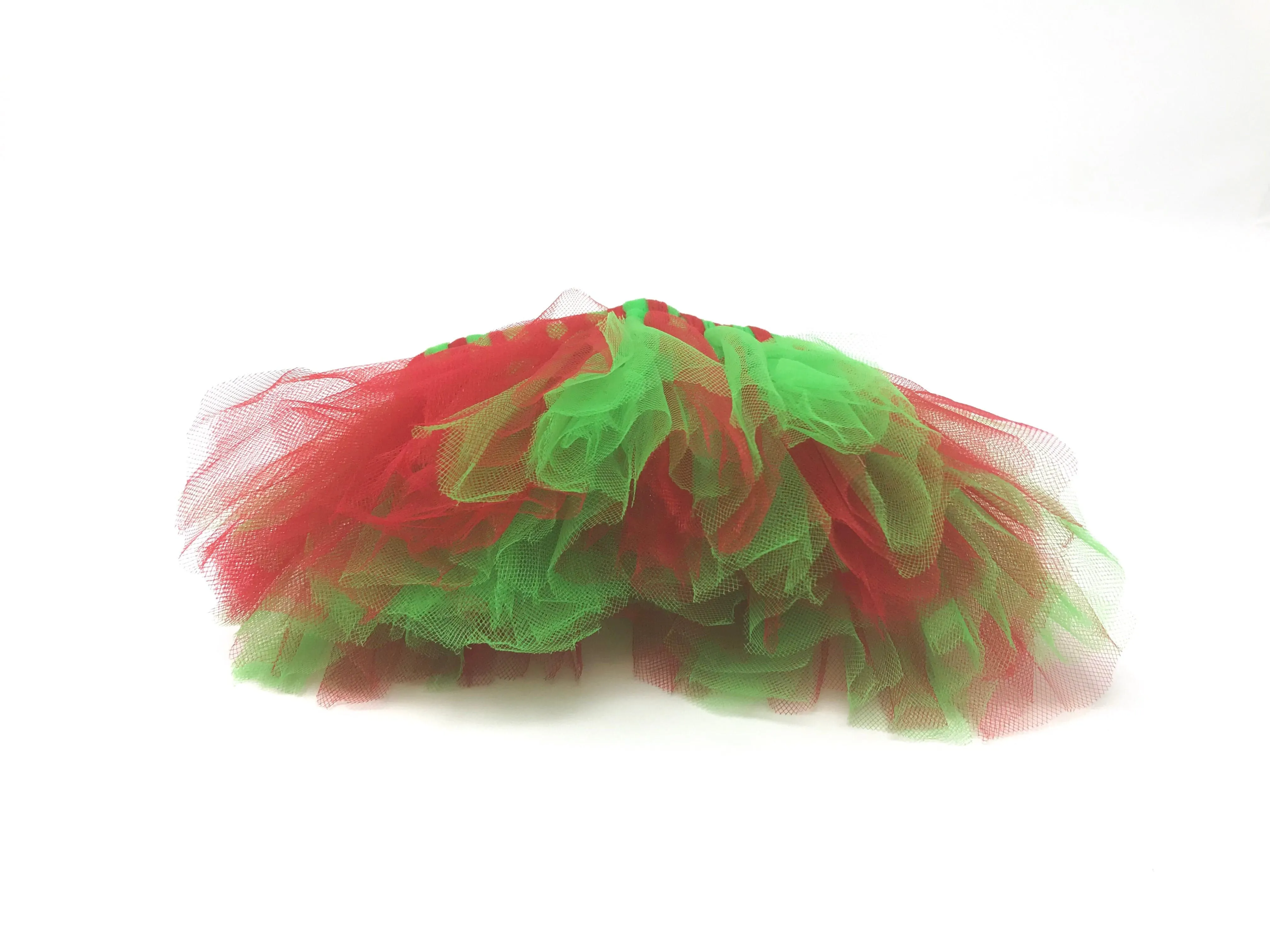 Red and Green Christmas Dog Tutu Skirt | XS-XXXL