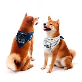 Seattle Seahawks Home and Away Pet Bandana Set