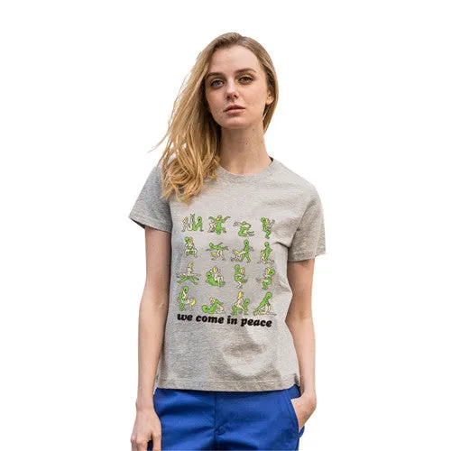 SexeMara 2016 New Summer Pocket Harajuku Cat Lovers Women Top Short-sleeve T shirt  Sweet Style Black/White/Grey Plus Size