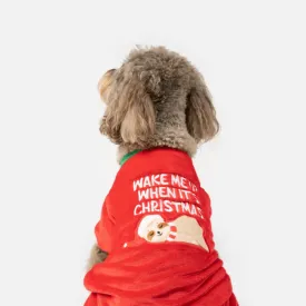 Silver Paw Sleepy Dog Pajamas