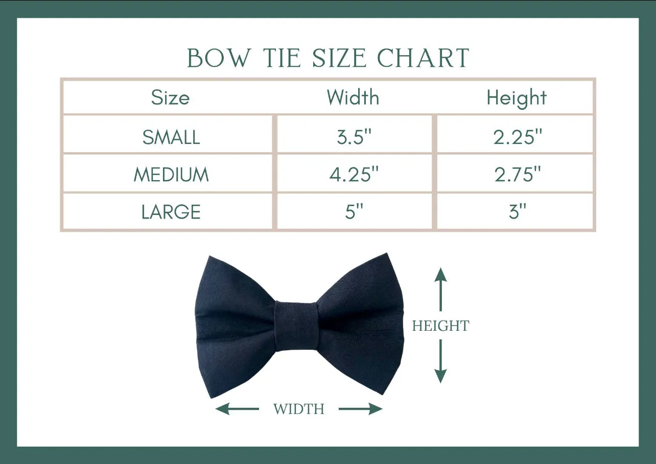 Solid Green Pet Bowtie