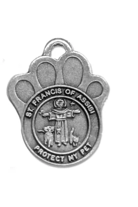 St. Francis of Assisi Pet Medal - WOSB4104