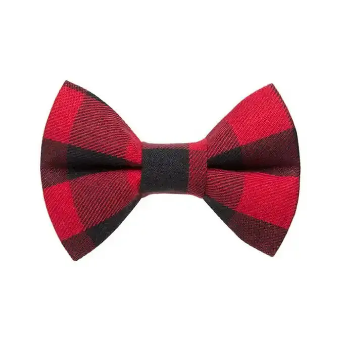 The Wildcard Buffalo Plaid - Cat / Dog Bow Tie
