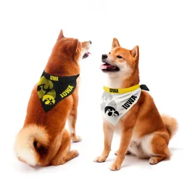 University of Iowa Home and Away Pet Bandana Set