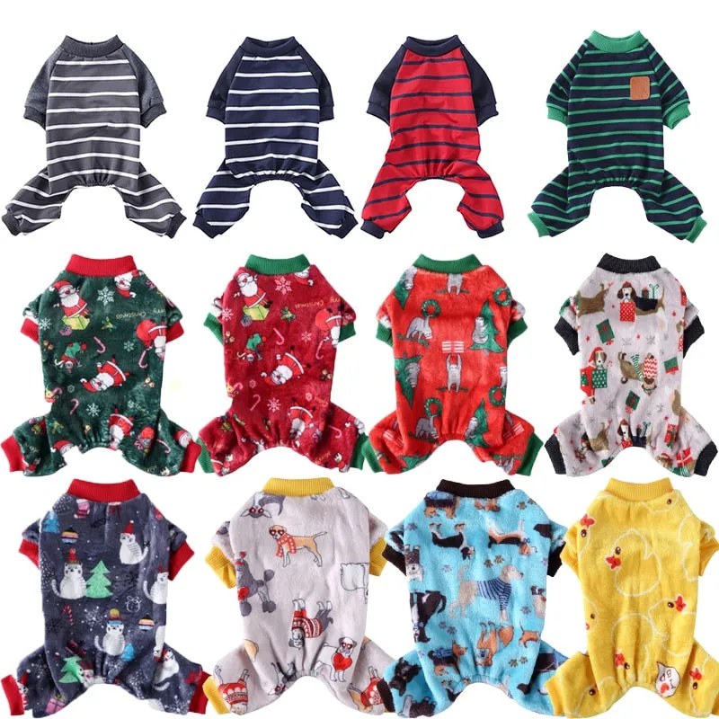 Winter Dog/Cat  Pajamas