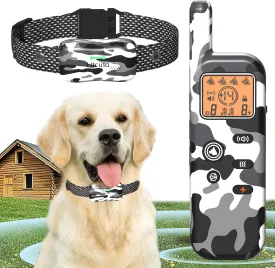 Wireless Dog Fence & Ultrasonic Training Collar- 1160-Yard Adjustable Boundary for Outdoor, 4 Modes (Beep/Vibration/Static/Ultrasonic), IPX7 Waterproof, Remote Control, 185-Day Standby GT1